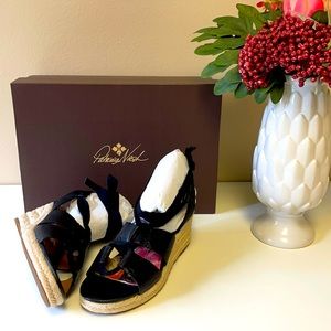 Patricia Nash Riva Wedge Sandals Size 5.5